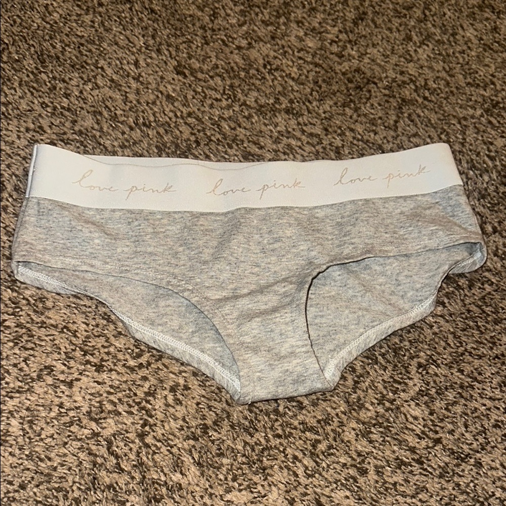 PINK Victoria's Secret Gray Hipster Panties